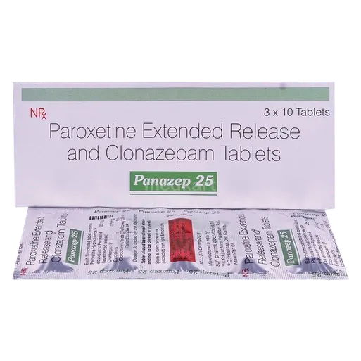 panazep 25mg tablet 10's